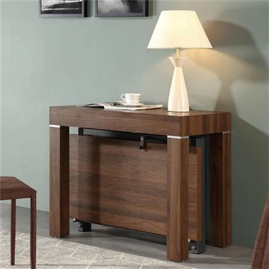 क्लासिकल लकड़ी का एक्सटेंडेबल कंसोल टेबल